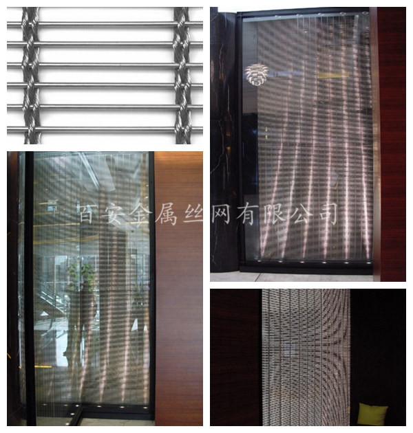 門(mén)窗裝飾用金屬網(wǎng)_玻璃夾層不銹鋼網(wǎng)