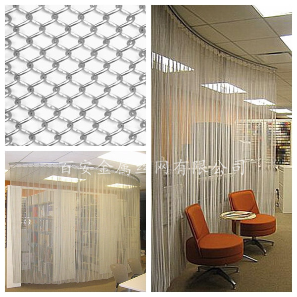 辦公寫字樓用金屬簾_金屬布_不銹鋼裝飾網(wǎng)