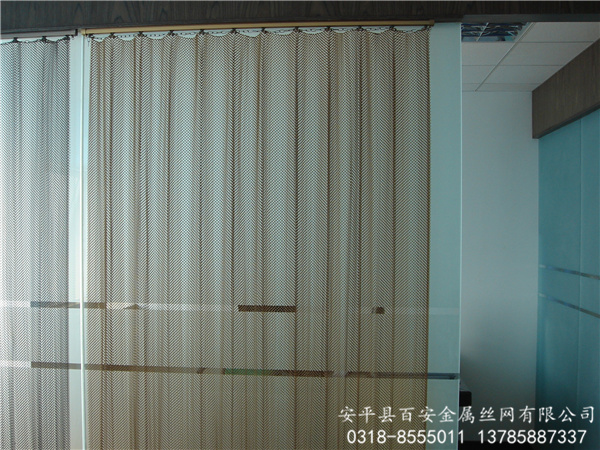 金屬網簾應用