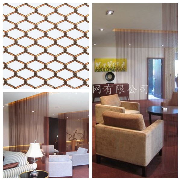 金屬網(wǎng)簾屏風(fēng)